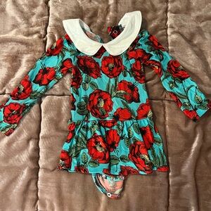 Posh Peanut Alice and Olivia onesie